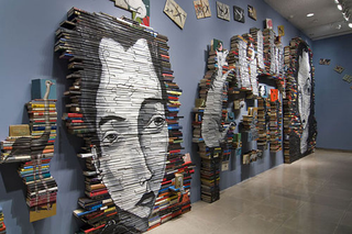 Illustration for article titled The Medium Is the Message In Sculptures Made of Books